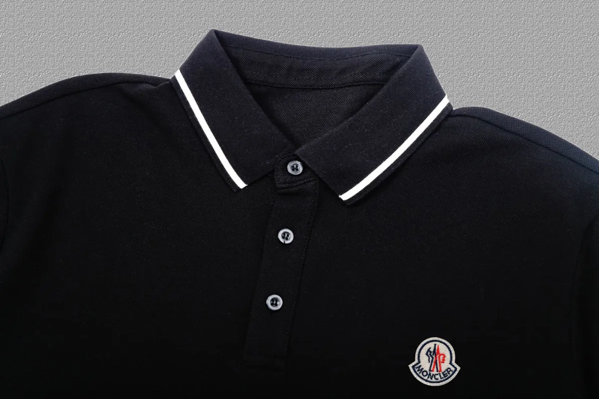 P100✨🔥 [MONCLER ] 2026FW POLO ：Black White Size：S-XXL